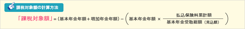 雑所得額の計算方法